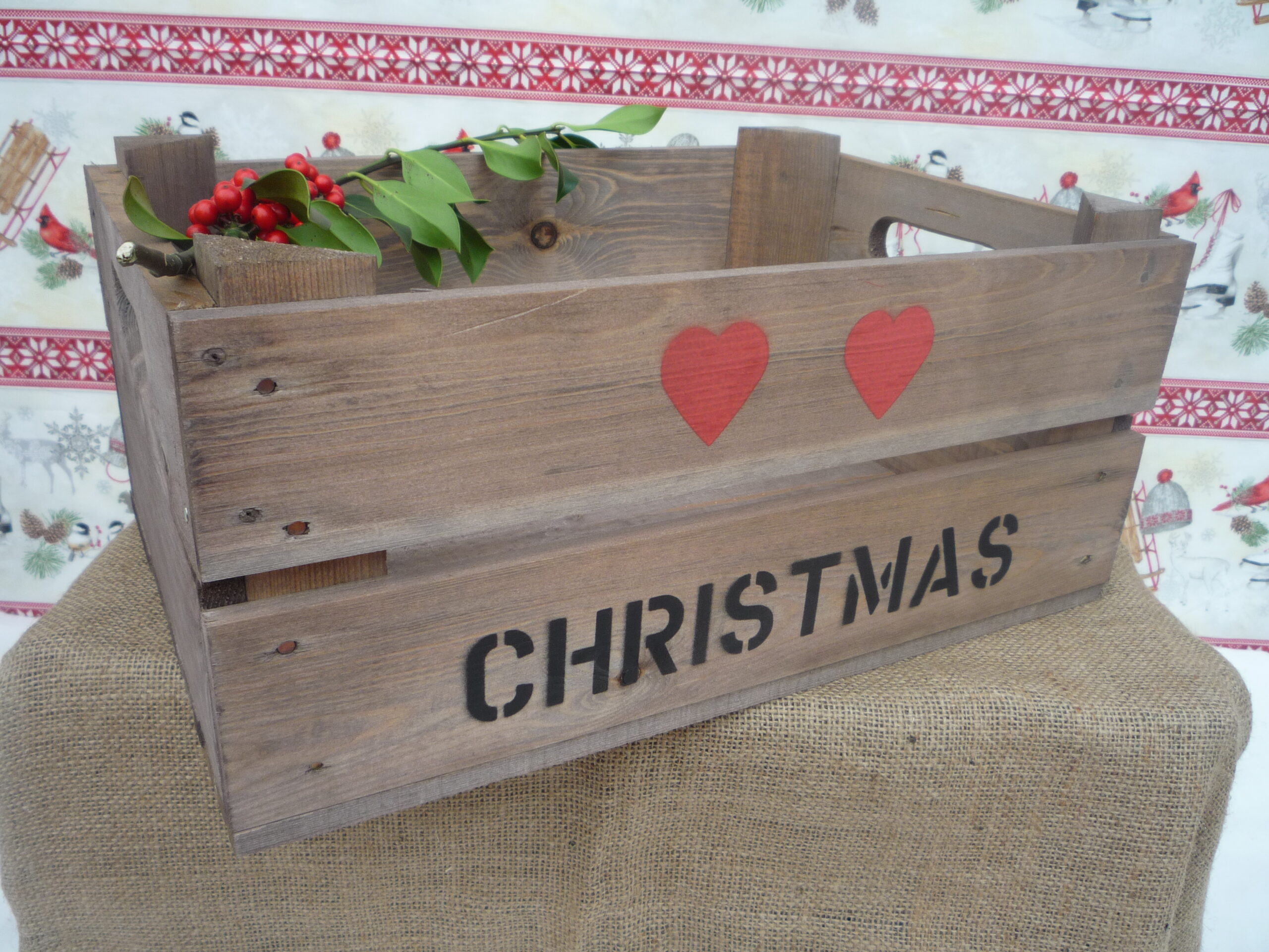 Personalised Half Bushel Crate