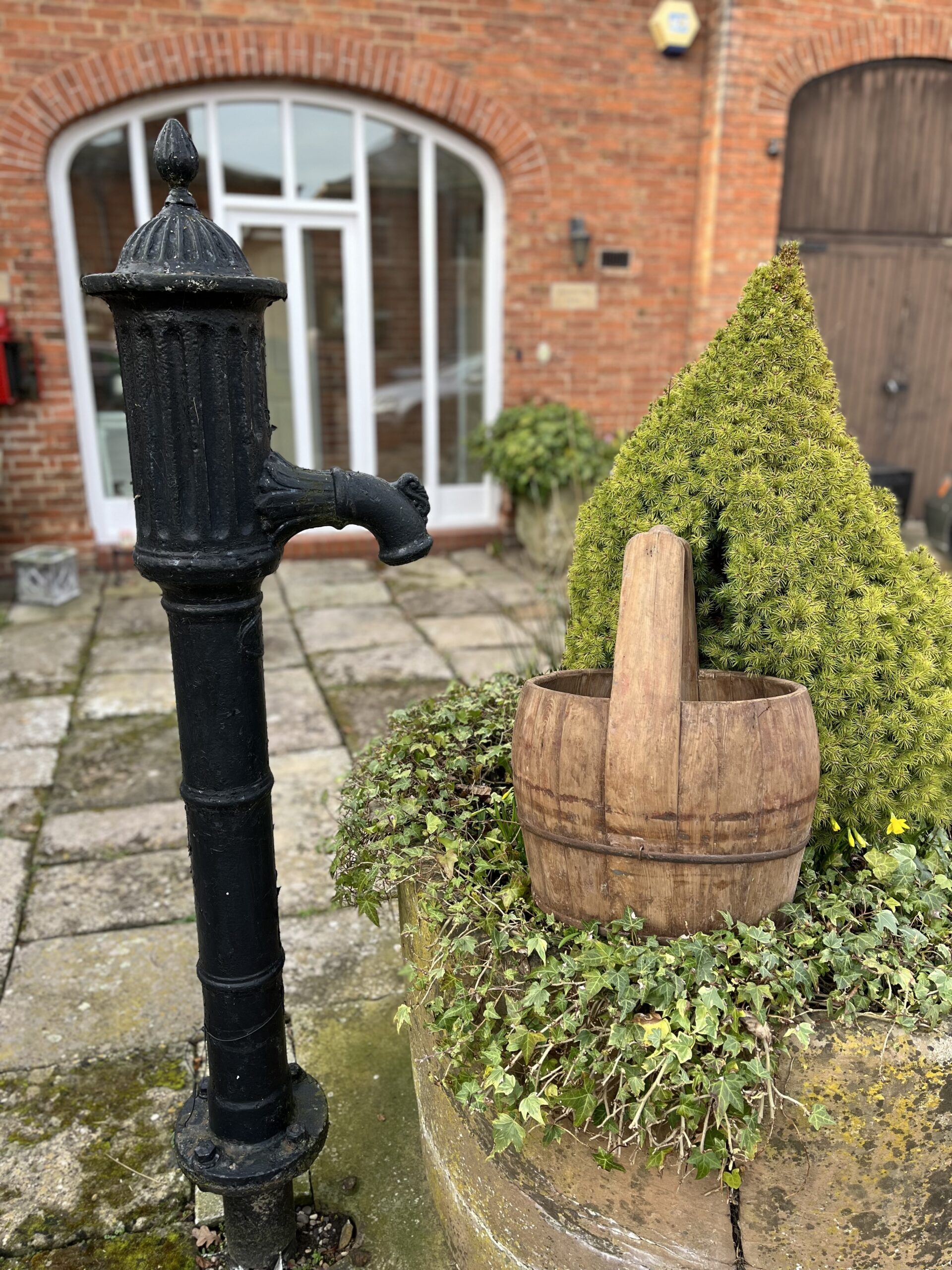 Vintage Wooden Well Bucket - Image 5
